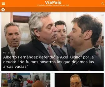 Viapais.com.ar(Noticias de Argentina hoy) Screenshot
