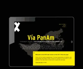 Viapanam.org(Via PanAm) Screenshot