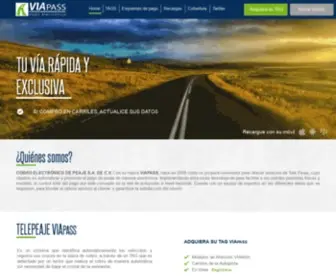 Viapass.com.mx(Cobro Electrónico de Peaje) Screenshot