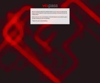 Viapass.net(Site under maintenance) Screenshot