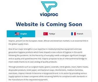Viaproc.com(Viaproc Import & Export) Screenshot