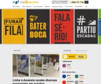 Viaquatro.com.br(Viaquatro) Screenshot