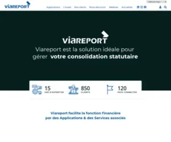 Viareport.com(Éditeur d'applications de consolidation) Screenshot