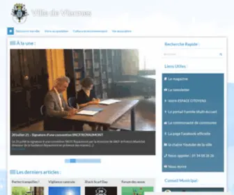 Viarmes.fr(Site officiel de la commune de Viarmes) Screenshot