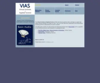 Vias.org(Virtual Institute of Applied Science) Screenshot