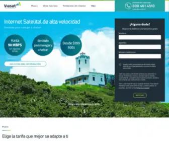 Viasat-Internet-Satelital.com.mx(Viasat Internet) Screenshot