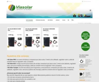 Viasolarenergy.com(Kits solares para tu autocaravana) Screenshot