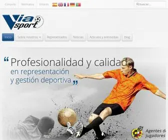 Viasport.net(Representación y Gestión Deportiva) Screenshot