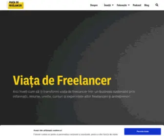 Viatadefreelancer.ro(Viața de freelancer) Screenshot