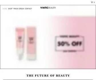 Viaticbeauty.com(Viatic Beauty) Screenshot