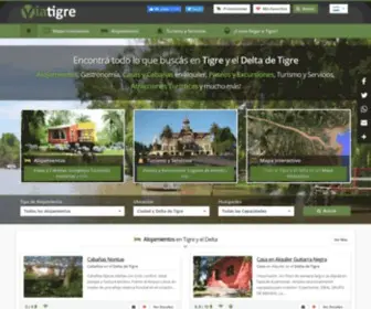 Viatigre.com.ar(Tigre Delta Turismo) Screenshot