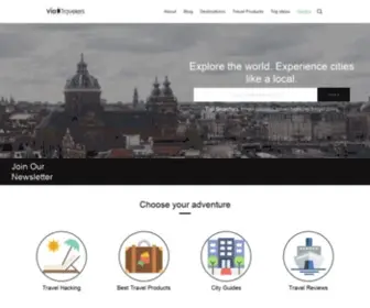 Viatravelers.com(Destination Travel With Authentic Insights) Screenshot