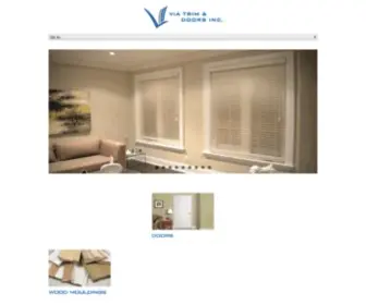 Viatrim.ca(Via Trim and Doors) Screenshot