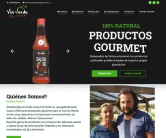 Viaverdegourmet.cl(Vía Verde Gourmet) Screenshot