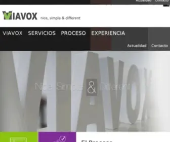Viavox.com(Viavox Interactive) Screenshot
