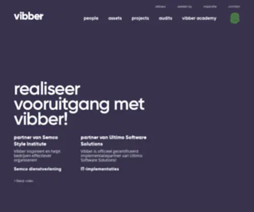 Vibber.nl(Vooruit in beweging) Screenshot