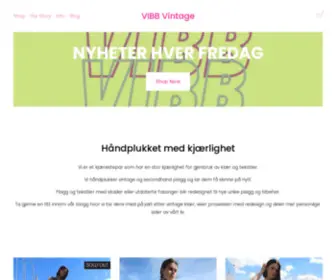 Vibbvintage.no(VIBB Vintage) Screenshot