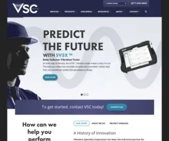 Vib.com(Conditioning Monitoring Services and Products by Vibration Specialty Corporation) Screenshot
