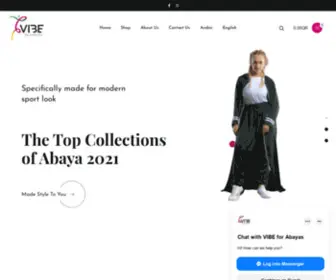 Vibe.com.qa(Activewear, Travel and casual Collection) Screenshot