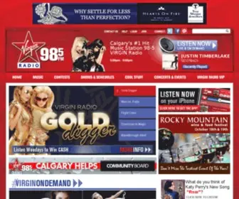 Vibe985.com(98.5 Virgin Radio) Screenshot