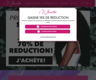 Vibeauties.com(ViBeauties France) Screenshot