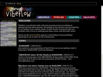 Vibeflow.com(Live DJ Mixes) Screenshot