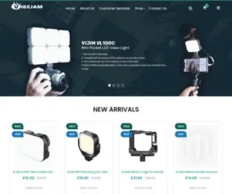 Vibejam.com(VIBEJAM specialises in portable sound and video logging solutions) Screenshot