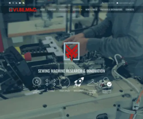 Vibemac.com(VIBEMAC industrial sewing machines) Screenshot