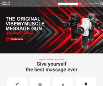 Vibemymuscle.com(THE ORIGINAL VIBEMYMUSCLE MESSAGE GUN Limited) Screenshot