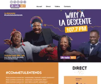 Viberadio.ci(Site officiel VIBE RADIO C) Screenshot