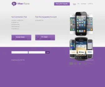 Viberfone.com(Viber Fone) Screenshot