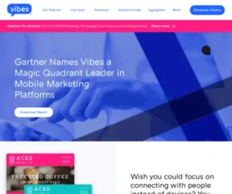 Vibes.com(Mobile Marketing Solutions & Engagement Platform) Screenshot