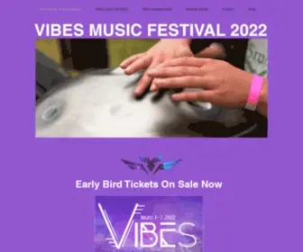 VibesmusicFestival.com(Vibes) Screenshot