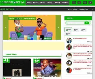 Vibesportal.com(No#1 Top Africa And Best Music And Video Portal) Screenshot