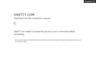 Vibet77.com Screenshot