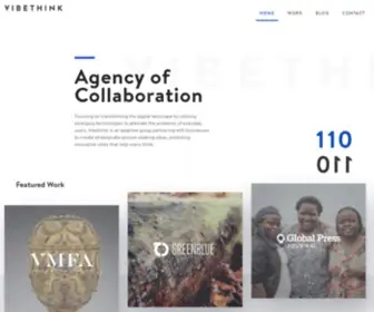 Vibethink.com(A Creative Digital Agency) Screenshot
