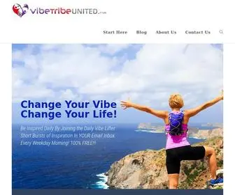 Vibetribeunited.com(Law of attraction) Screenshot