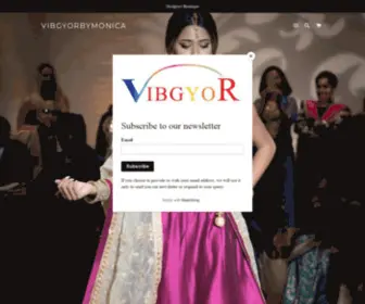 Vibgyorbymonica.com(Vibgyor by Monica) Screenshot