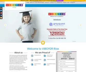 Vibgyorrise.com(VIBGYOR Rise) Screenshot