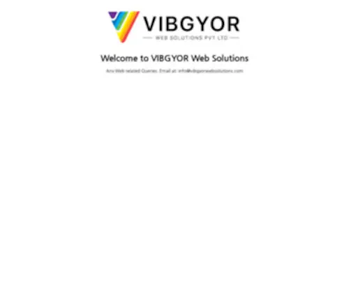 Vibgyorwebsolutions.com(Vibgyor Web Solutions Pvt Ltd) Screenshot