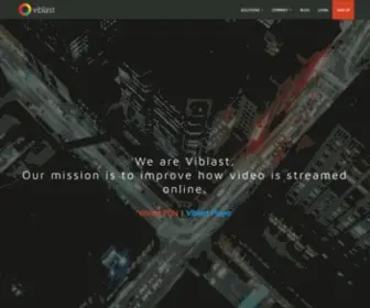 Viblast.com(Peer-to-peer Advanced Video Delivery for Live HD Streaming) Screenshot