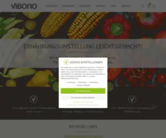 Vibono.de(Abnehmen, Genuss, Gesundheit und Lifestyle) Screenshot