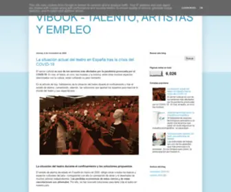 Vibook.es(TALENTO, ARTISTAS Y EMPLEO) Screenshot