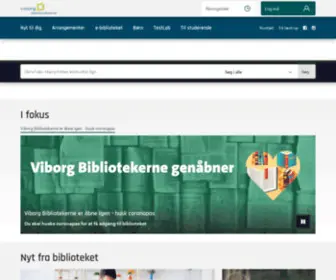 Viborgbib.dk(Viborg Bibliotekerne) Screenshot