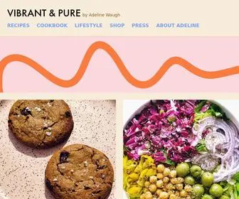 Vibrantandpure.com(By Adeline Waugh) Screenshot