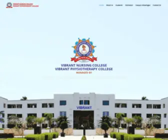 Vibrantcampus.org(Vibrant Nursing College & Vibrant Physiotherapy College) Screenshot