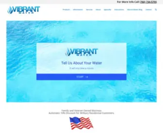 Vibranth2O.com(Vibrant Water) Screenshot