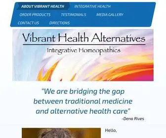 Vibranthealthalternatives.com(Vibrant Health Alternatives) Screenshot