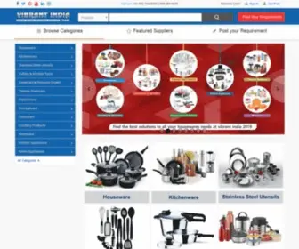 Vibrantindiatrade.com(Vibrant india trade) Screenshot