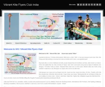 Vibrantkiteclub.com(Vibrant Kite Flyers Club India) Screenshot